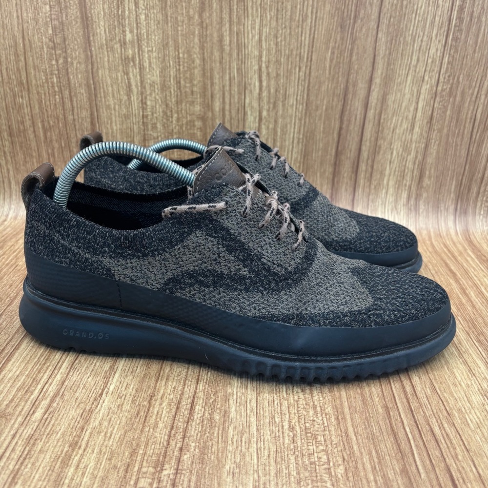 Cole Haan 2.Zerogrand Stitchlite Wingtip Oxford Mens 10.5 Brown Black C28855